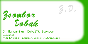 zsombor dobak business card